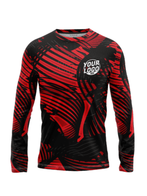 Custom Gradient Dash Long Sleeve Shirt