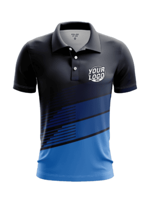 Custom Quantum Grid Polo Shirt