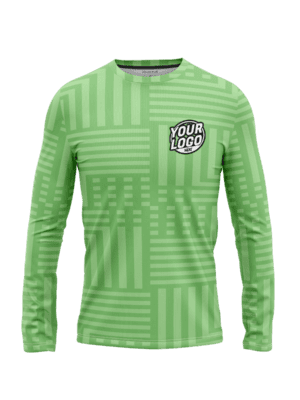 Custom Green Leaves Long Sleeve Shirt