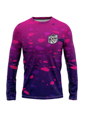 Custom Ruby Ripple Long Sleeve Shirt